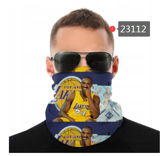 NBA 2021 Los Angeles Lakers #24 kobe bryant 23112 Dust mask with filter->->Sports Accessory